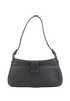 Small Anagram Shoulder Bag, &pound;450, Handbags, Black, Leather, Front view